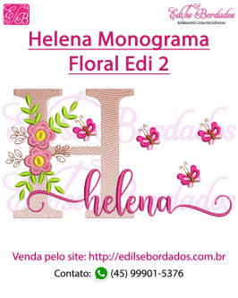 Helena Monograma Floral Edi 2